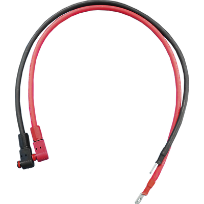 Ruixu 4AWG Cable-5/16” Lugs + Pluggable Battery Pole Connector -Black and Red ,80cm cable S80