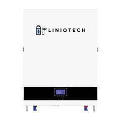 Liniotech 10 KWH 51.2V 200Ah Lifepo4 Power Reserve Power Wall Battery Storage Wall Mounted UL1973 LCD Touch Screen