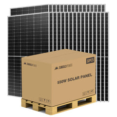 Sungold Power 550W Mono Perc Solar Panel Full Pallet (32 Panels) SG-550WM