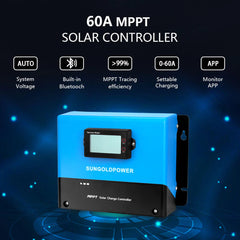 Sungold Power Off Grid Solar Kit 3000W Inverter 12VDC 120V Output Lifepo4 Battery 600 Watt Solar Back Up SGK-PRO3 PRO3100AH