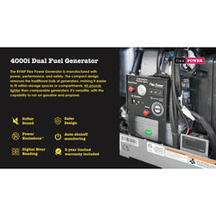 RVMP 4000i Dual Fuel Generator RVMP-AM-4L1-RV401