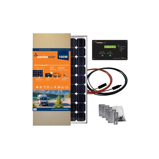 Samlex America 100 Watt Solar Charging Kit SRV-100-30A